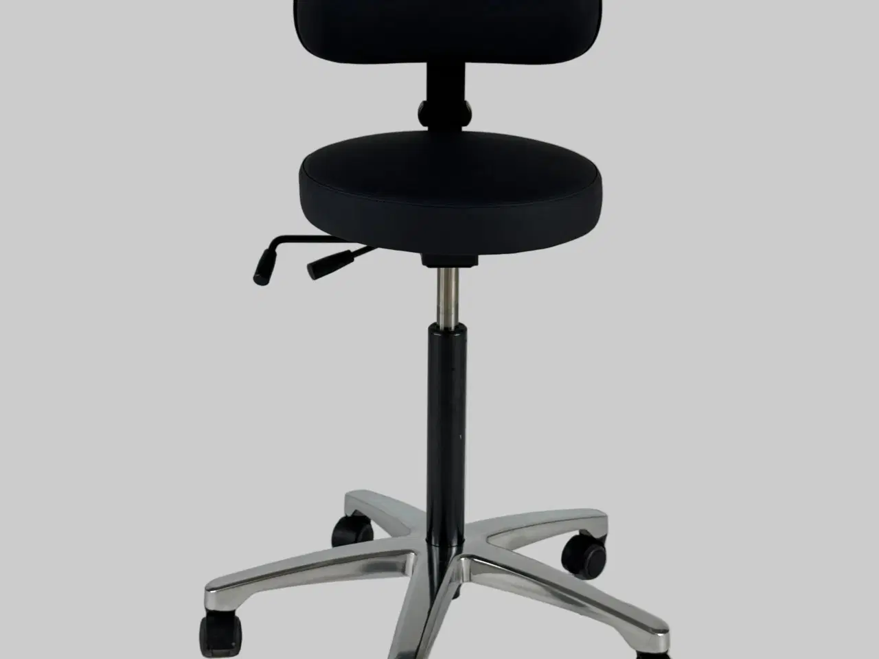 Billede 3 - RH Support 4511 Kontorstol – Sort/Krom Stel