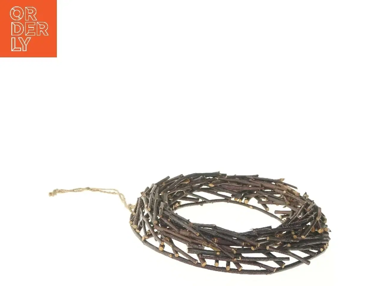 Billede 3 - Naturtro grenvase krans (str. Ø 32 cm)