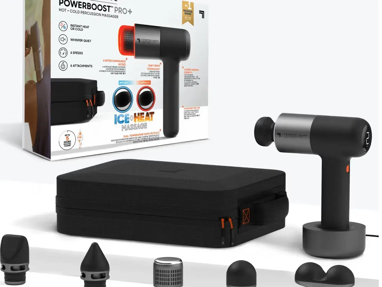 Billede 1 - PowerBoost Pro Hot and Cold massageapparat