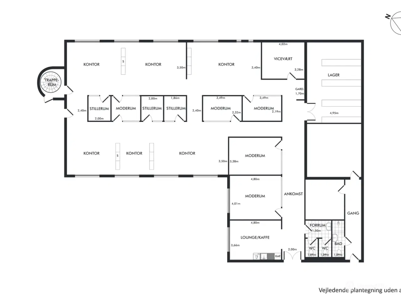 Billede 10 - 514 m² Kontor til fremleje på Bredskifte Allé 15. parterre