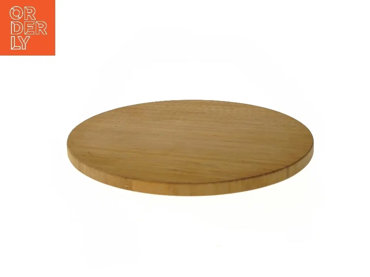 Billede 3 - Rund serveringsbræt i træ (str. Ø 35 cm)