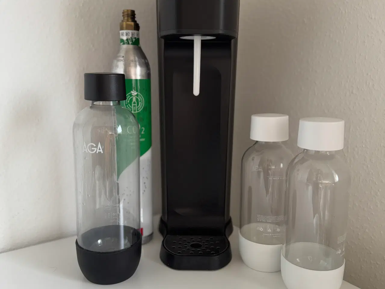 Billede 2 - ADA sodastream maskine med 3 flasker og kulsyrepat