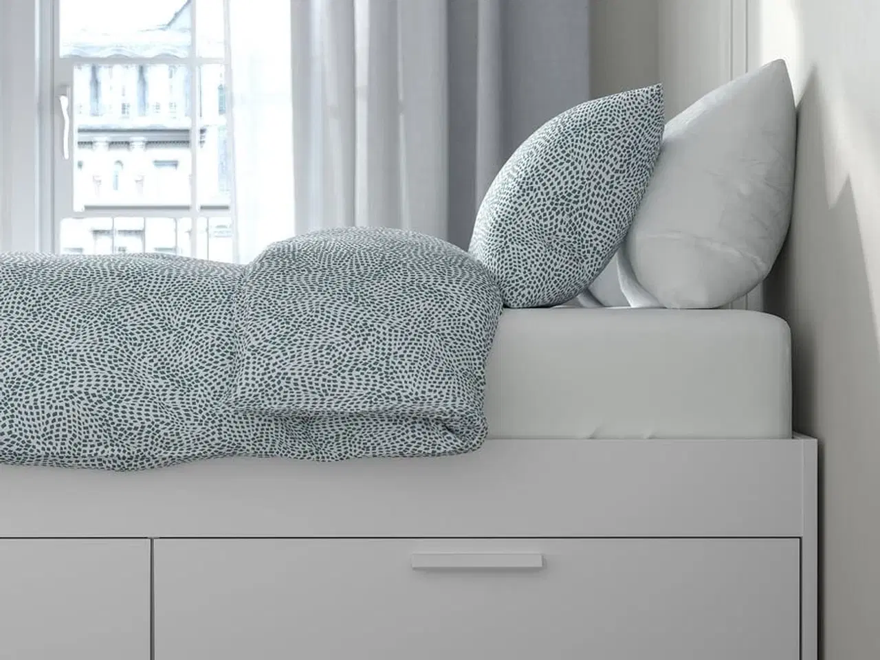 Billede 16 - BRIMNES Sengestel m. opbevaring, hvid, 180x200 cm