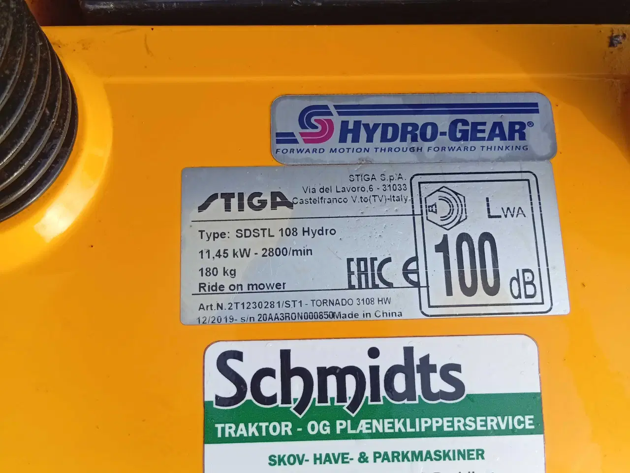 Billede 3 - Stiga Tornado 3108