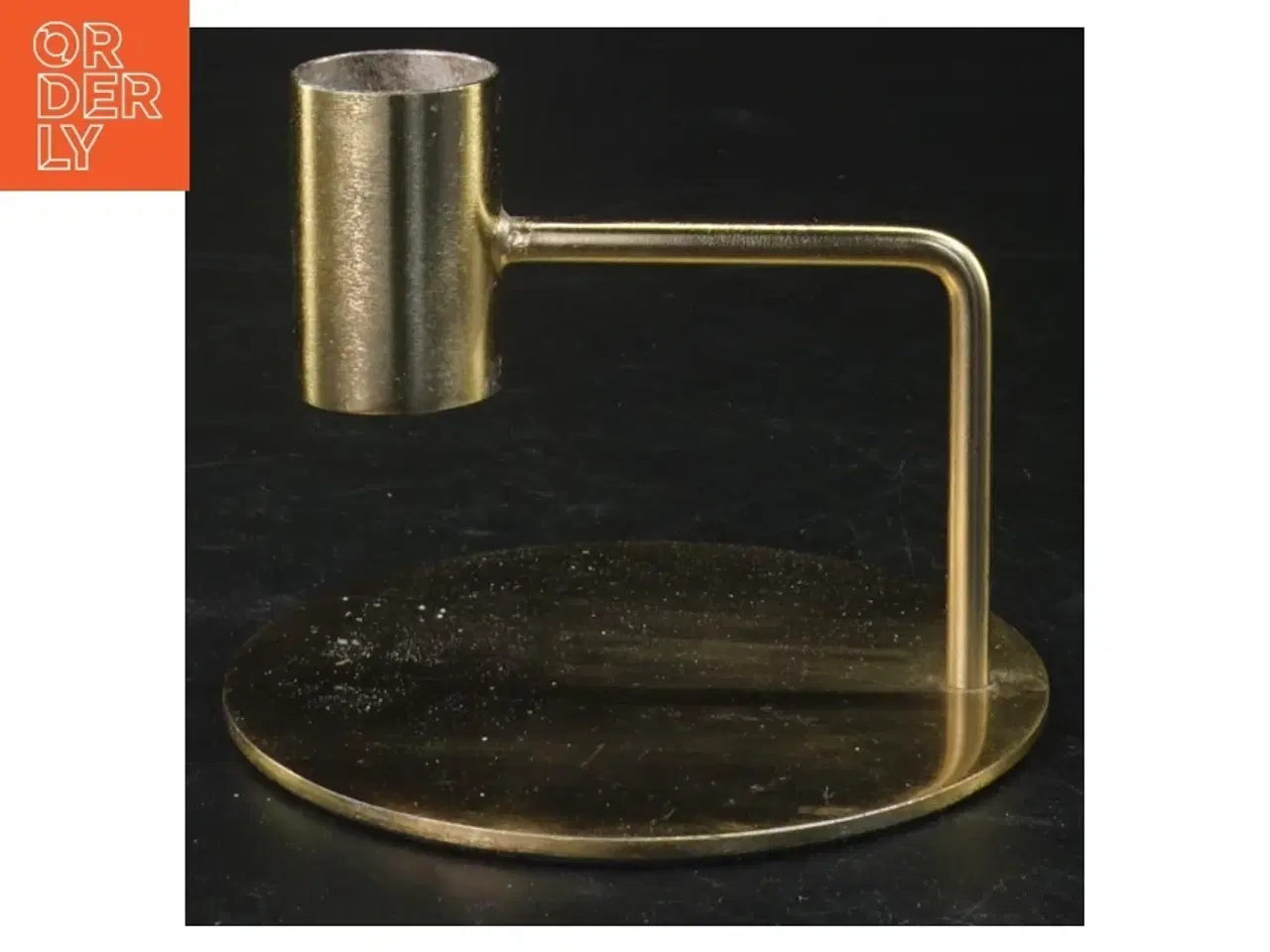 Billede 1 - Messing lysestage fra Søstrene Grene (str. Ø 10 cm)