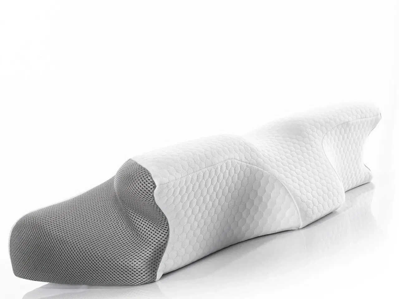 Billede 3 - Nakkepude med memory foam - Conforti (hvid/grå)