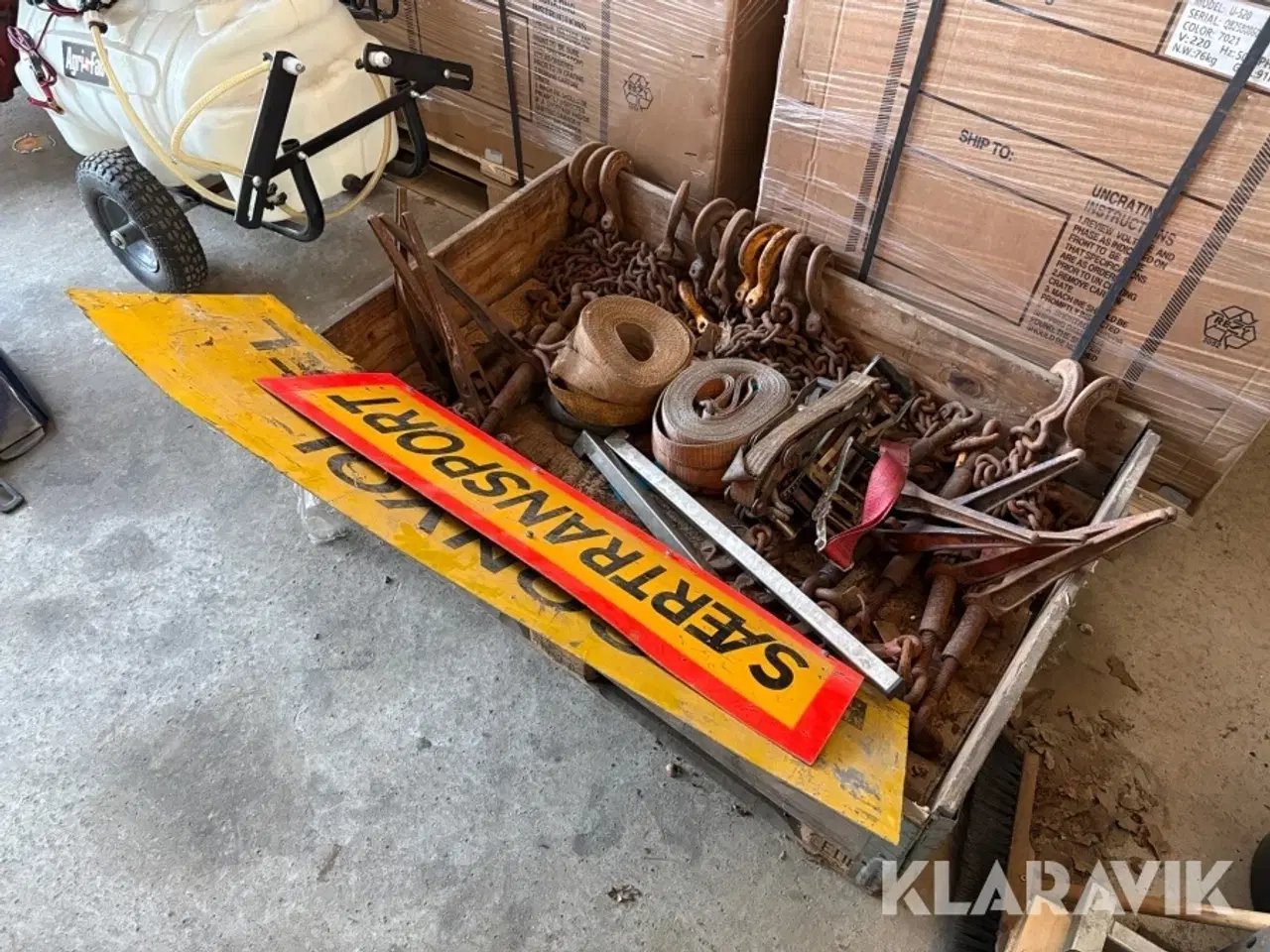 Billede 2 - Kæder, strammere, rotorblink & særtransportskilte