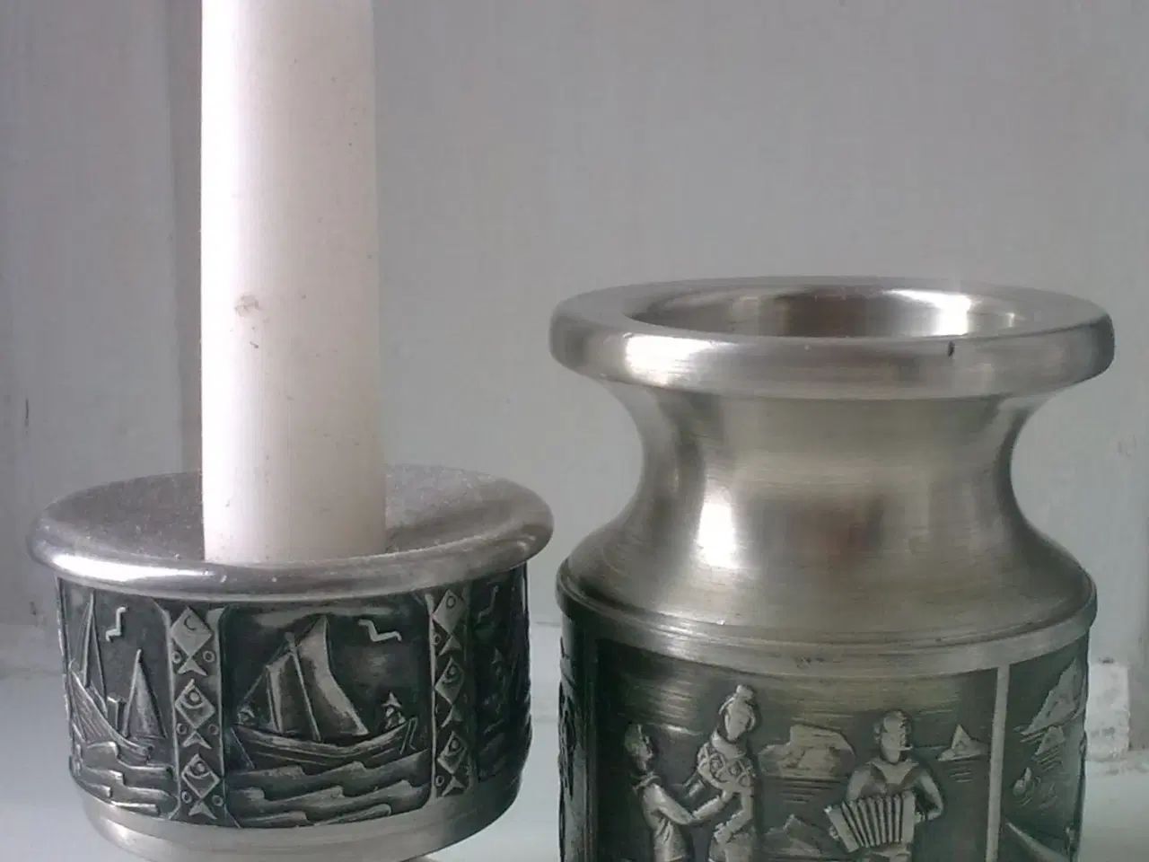 Billede 8 - Norge - vi tænder lyset i RETRO tin stage