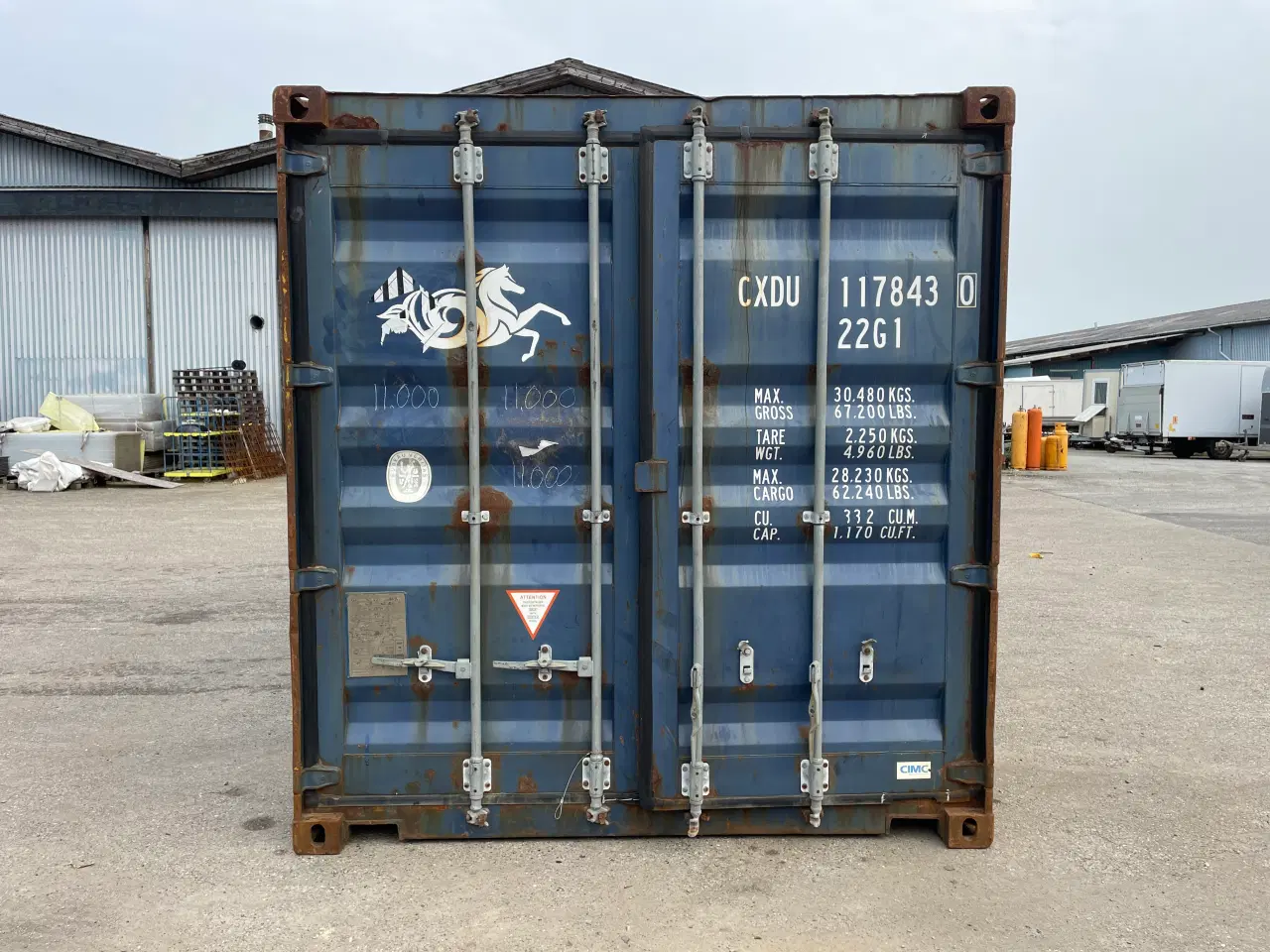 Billede 1 - 20 fods Container- ID: CXDU 117843-0