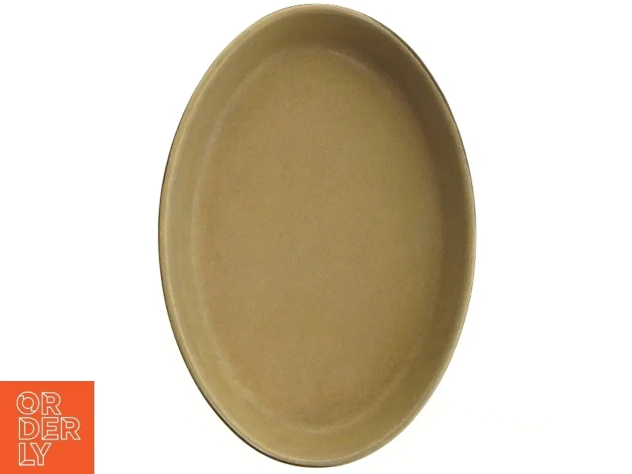 Billede 6 - Brunt keramikfad (str. 33 x 23 cm)