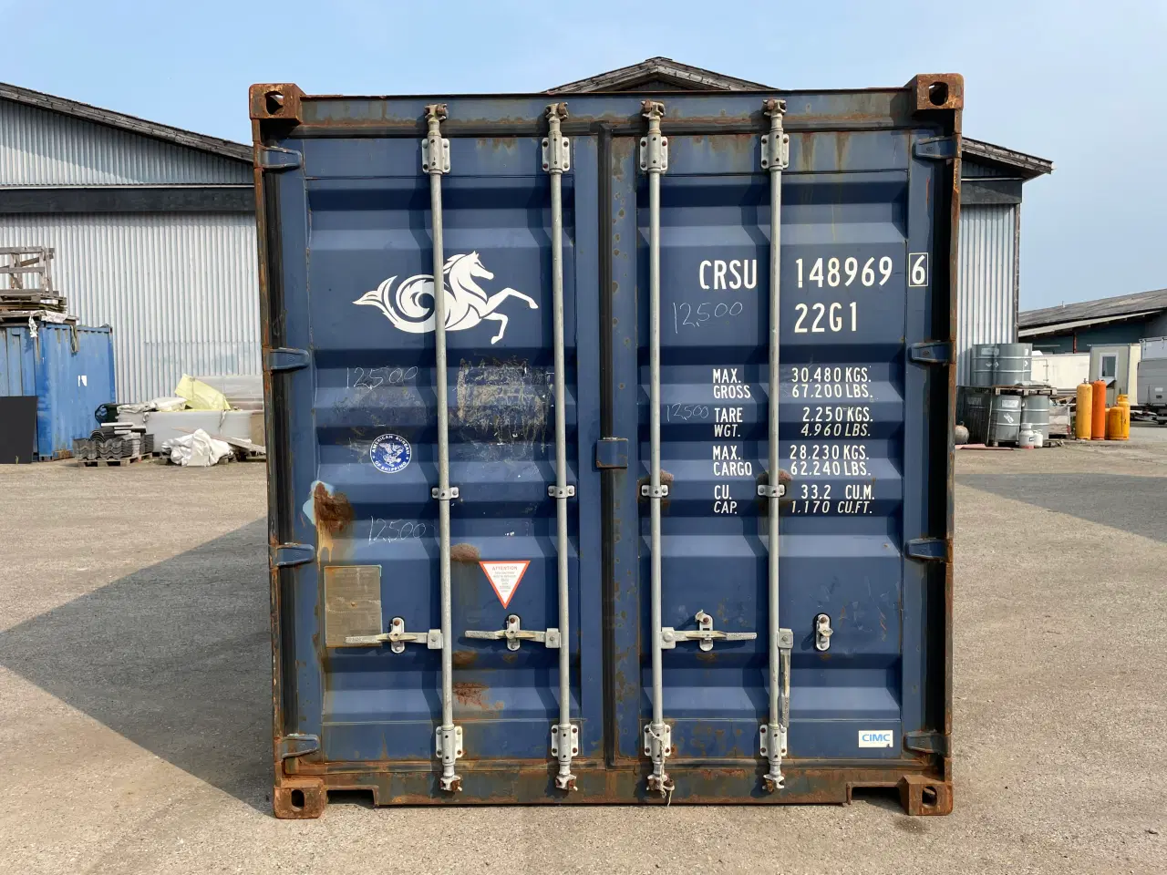 Billede 1 - 20 fods Container- ID: CRSU 148969-6