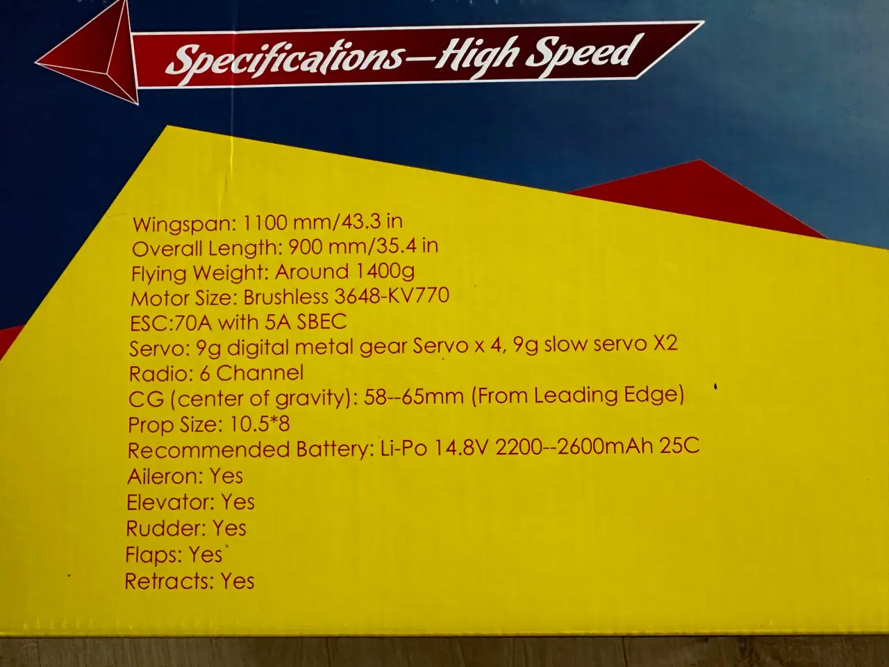 Billede 2 - FMS RocHobby F2G Super Corsair PNP fjernstyret fly