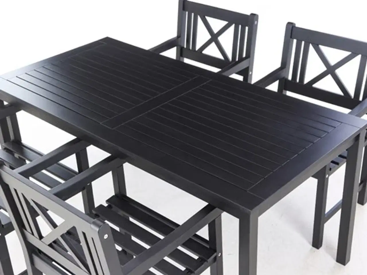 Billede 4 - Havebord samt fire havestole. 
