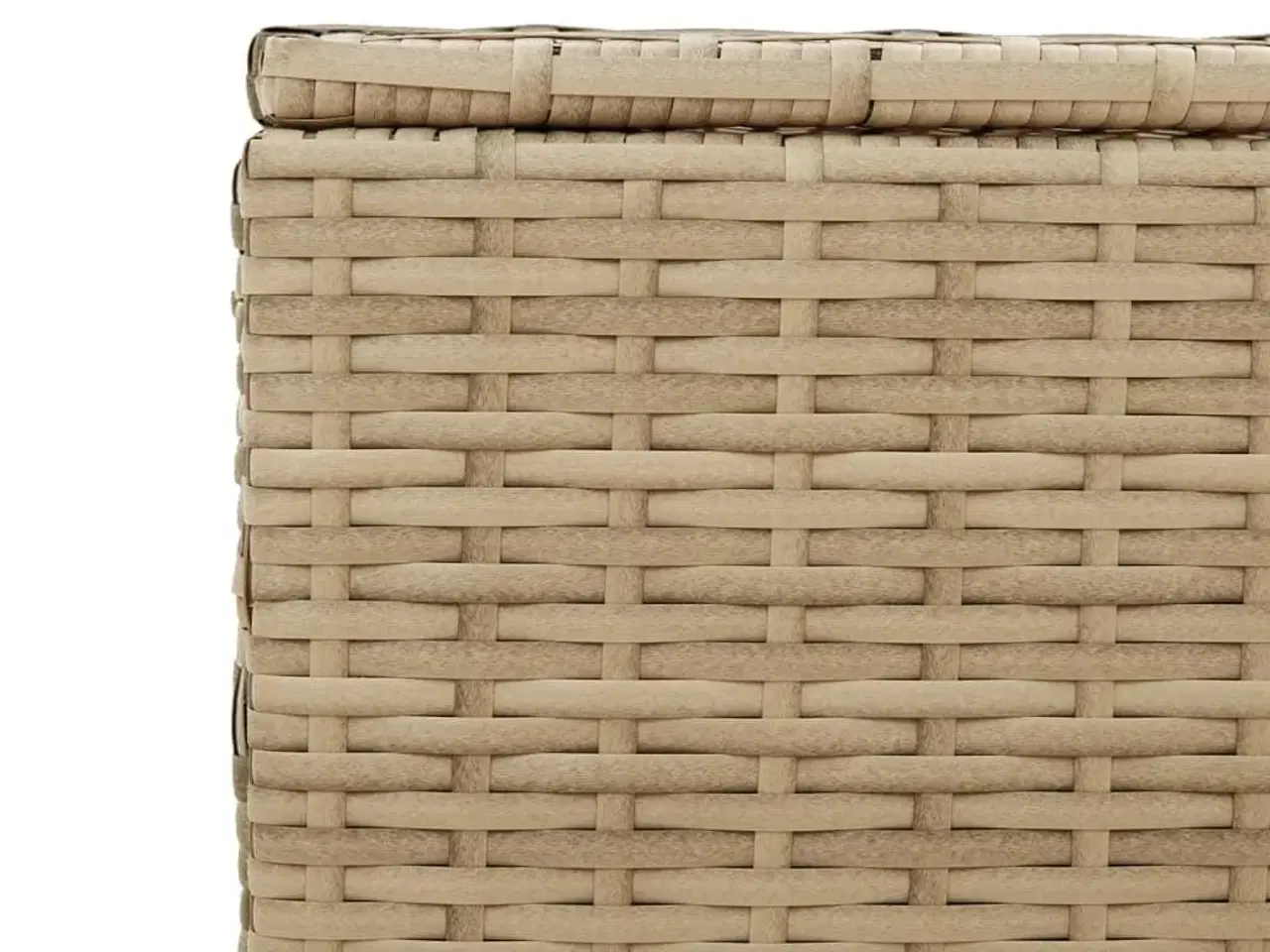 Billede 9 - Opbevaringsboks til haven 190 l polyrattan beige