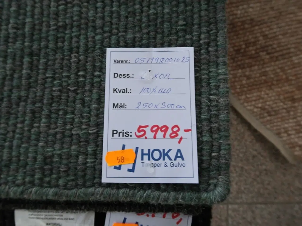 Billede 2 - Gulvtæppe LUXOR Uld