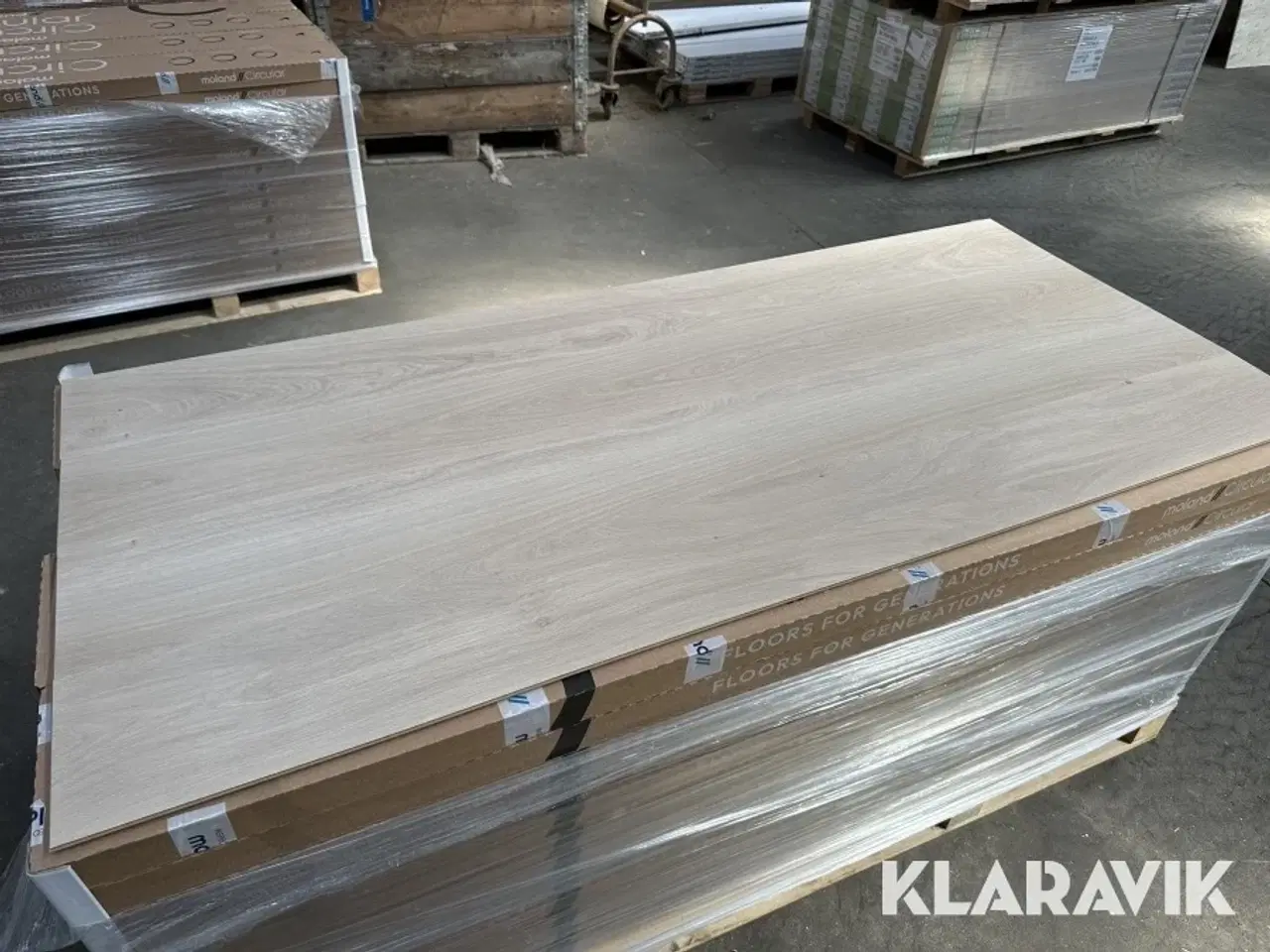 Billede 2 - Gulv Moland Oak Cork Plank Northern White - 52,32m2