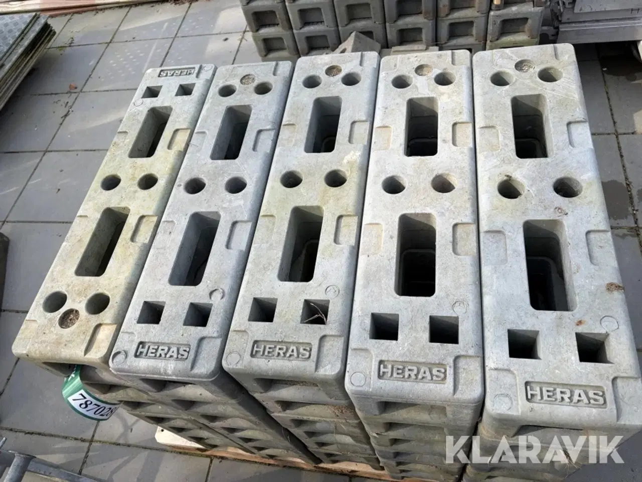 Billede 9 - Heras betonfod 51 styk. Heras