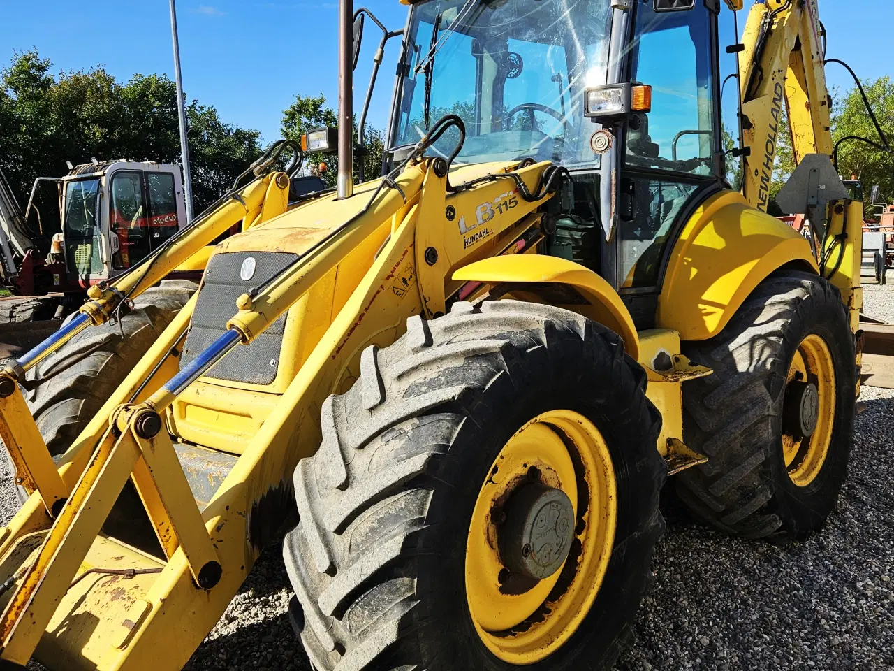 Billede 4 - New Holland LB115 / skovlsæt / udskud / 6700 timer