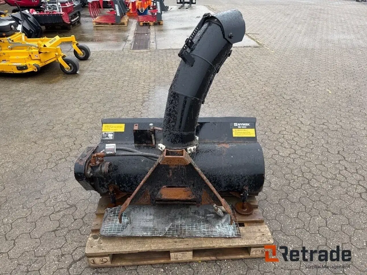 Billede 3 - - - - NYMEK SB 1200 Sneslynge og HF 120 saltudlægger