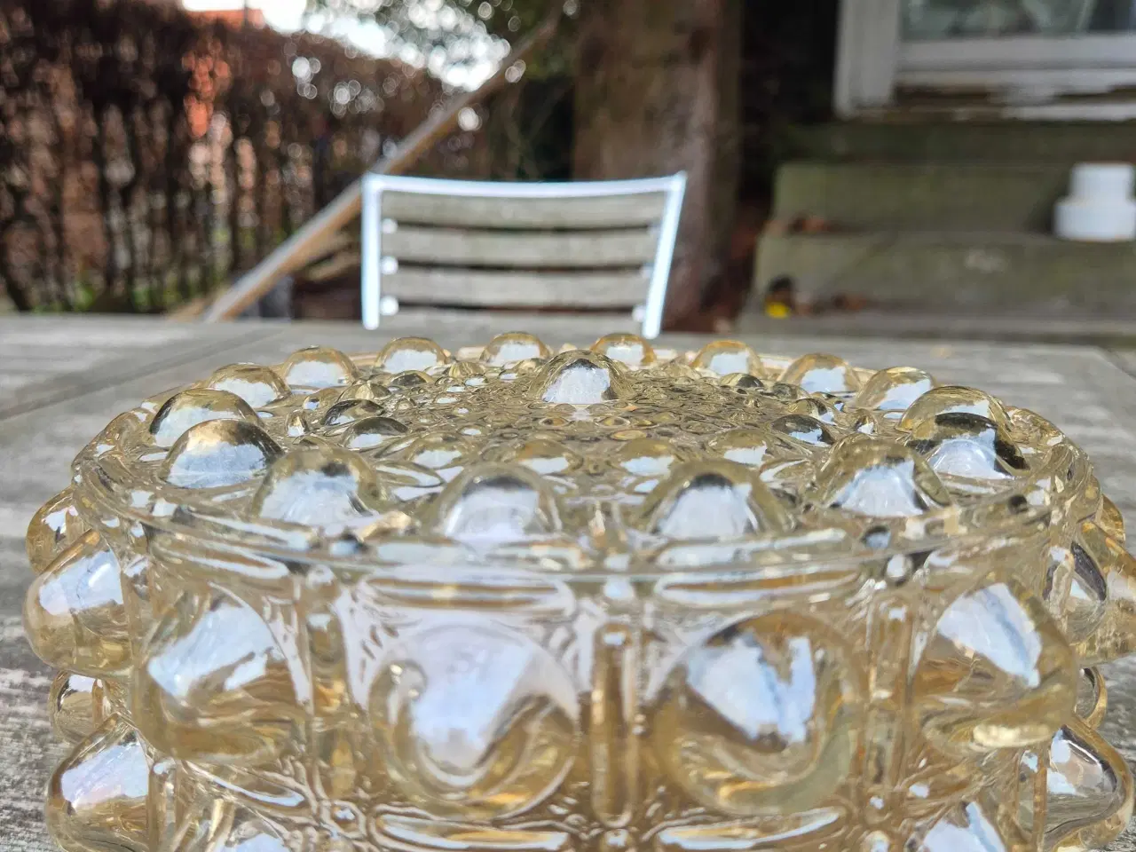 Billede 5 - Rund plafond med gylden glasskærm