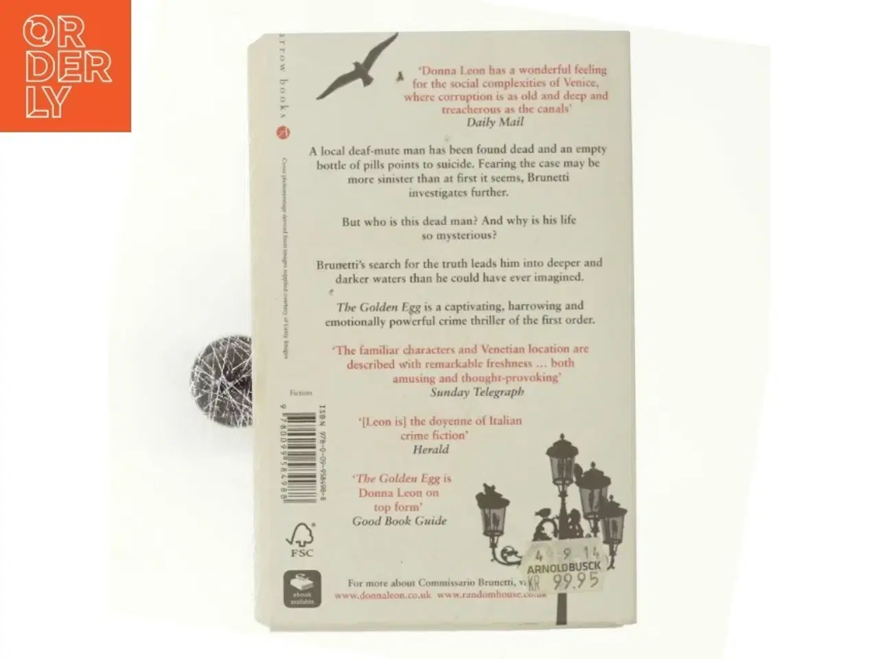 Billede 3 - The Golden Egg af Donna Leon (Bog)