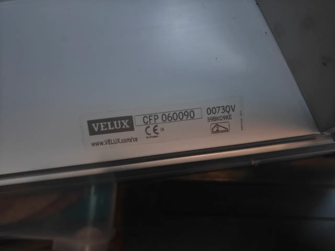 Billede 3 - Velux Fladtagsvindue 90x60