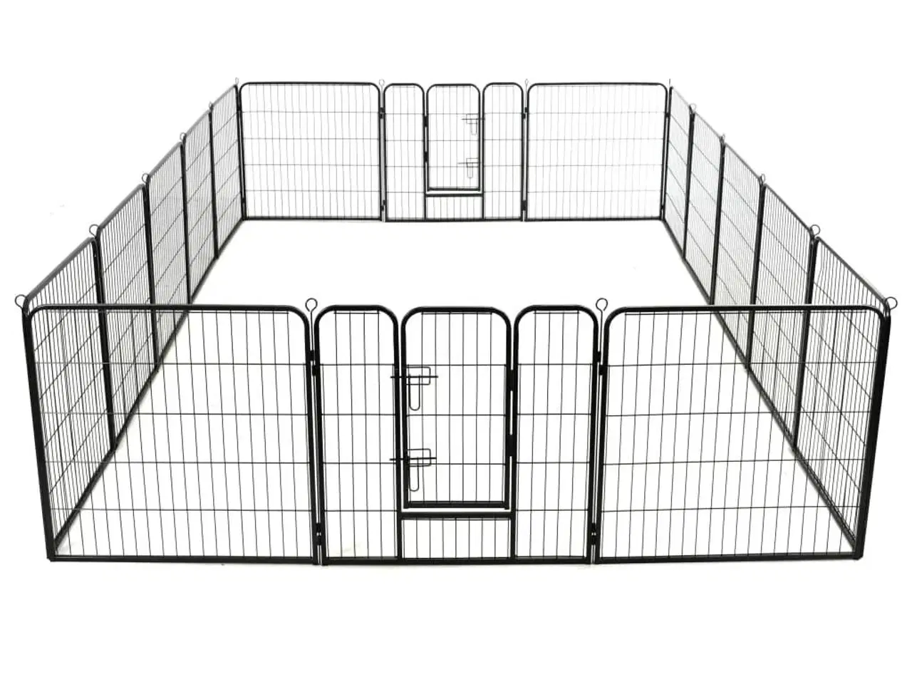 Billede 6 - Løbegård til hunde stål 80 x 80 cm sort