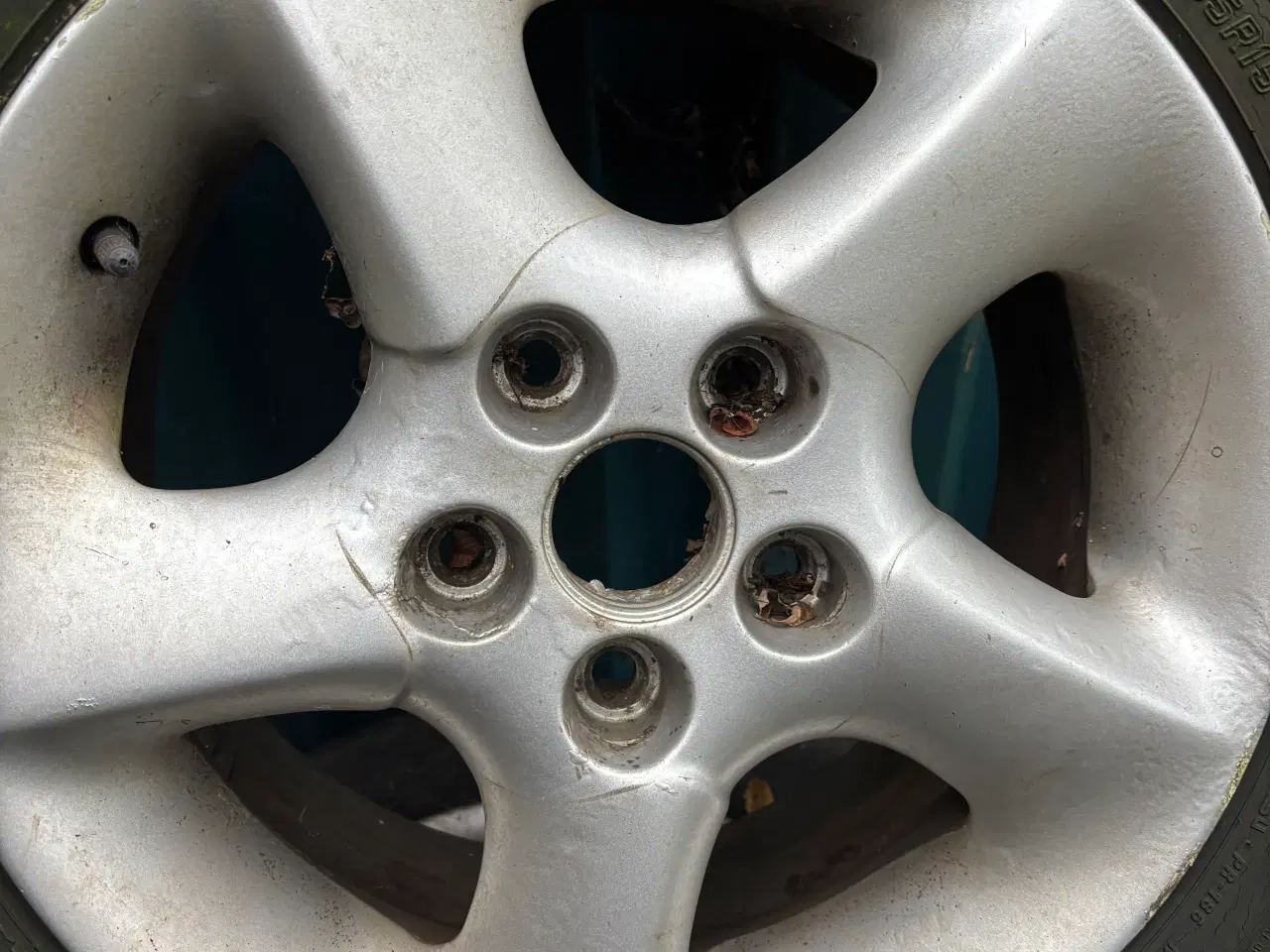 Billede 1 - Alufælge med dæk 5x112