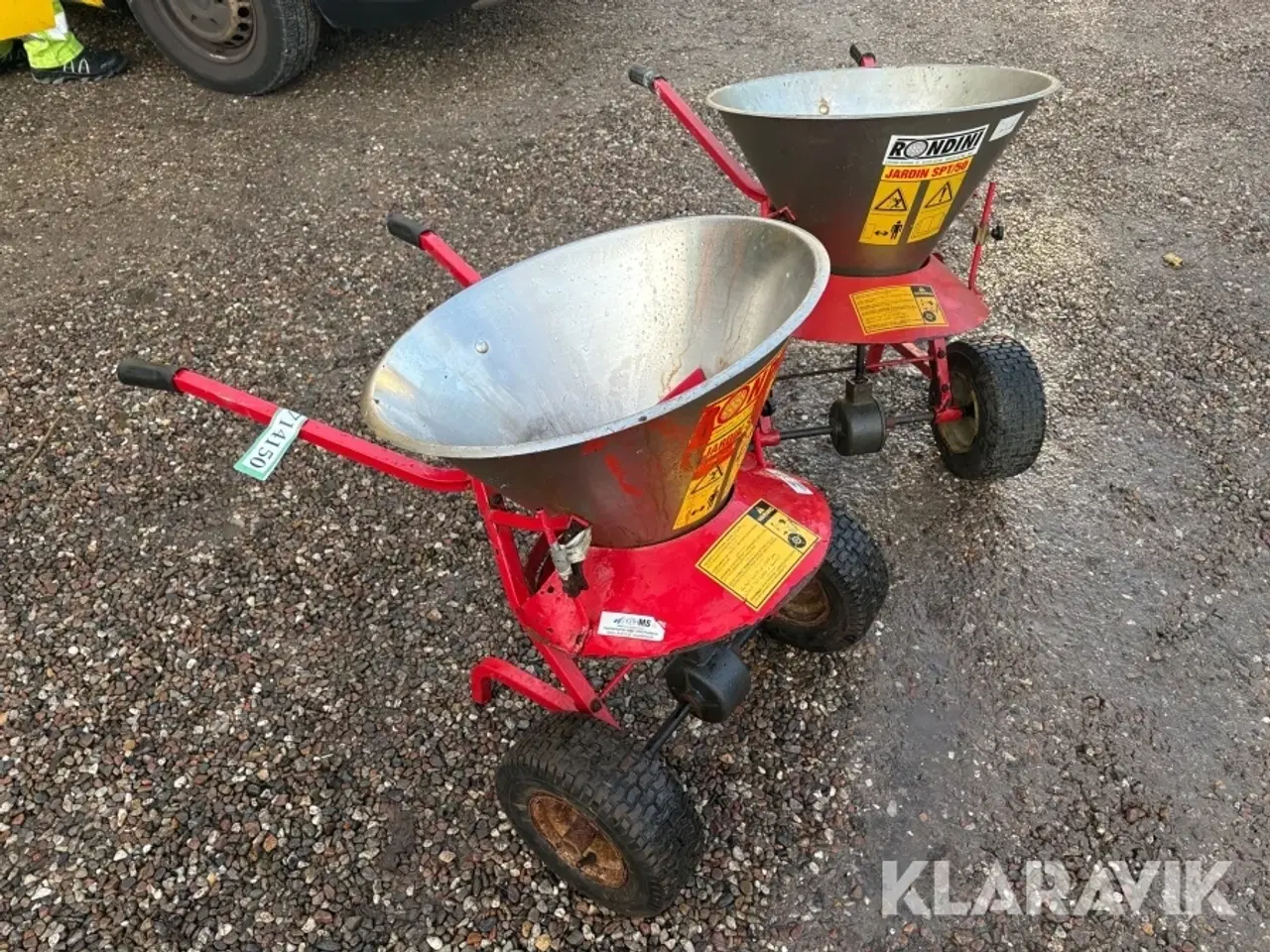 Billede 2 - Centrifugalspreder Rondini Jardin SPT/50 2 stk.