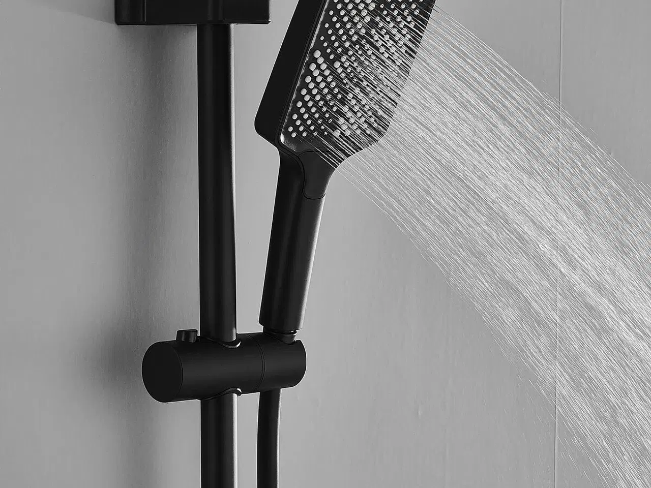 Billede 8 - Fontastock brusesøjle - sort, rustfrit stål og ABS