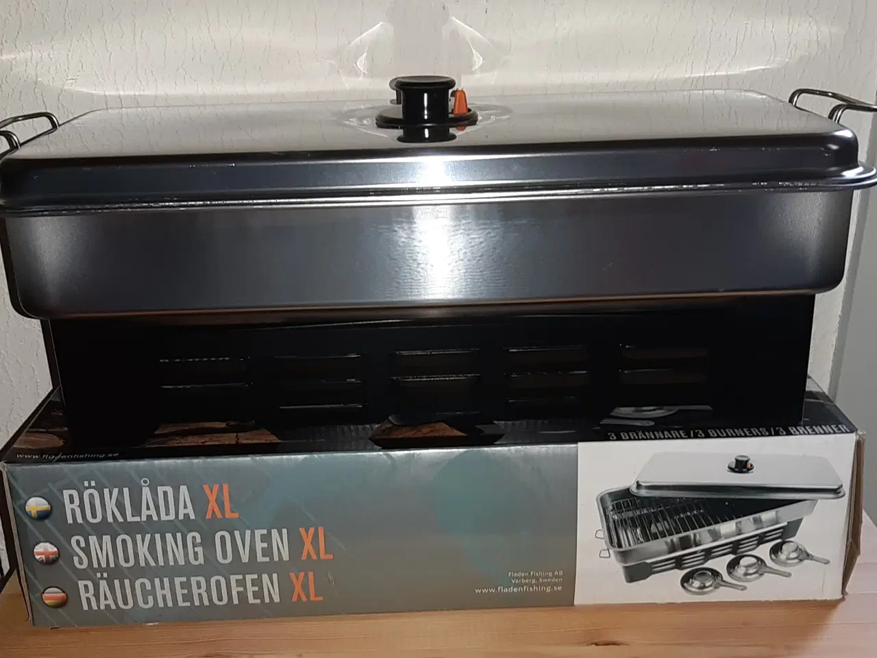 Billede 3 - Rygeovn XL, termostat, bøgesmuld. Ubrugt.