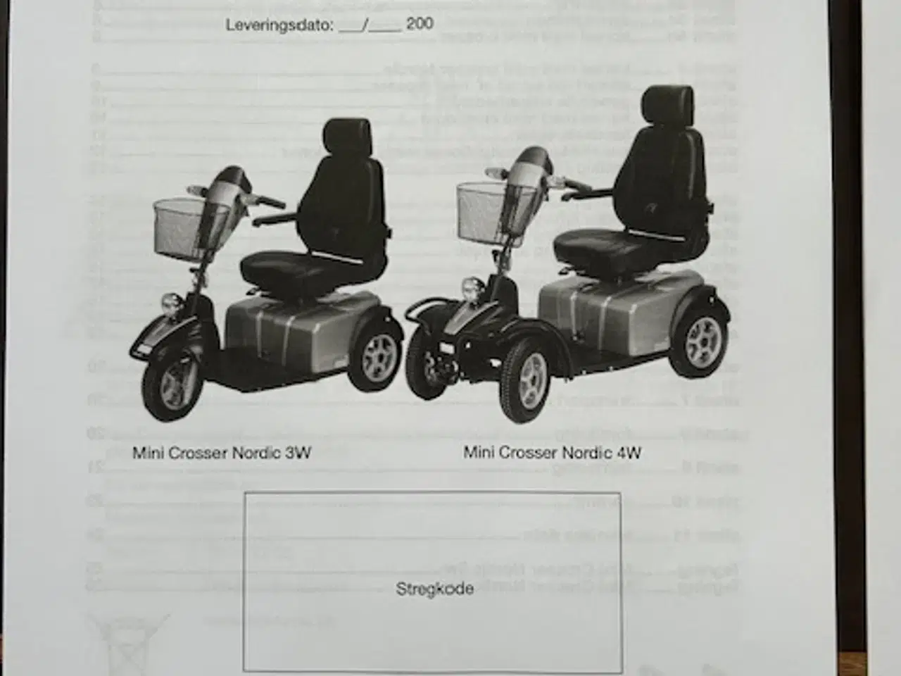 Billede 3 - Velholdt Medema El-scooter med nye batterier