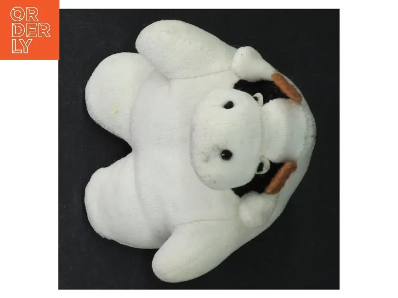 Billede 4 - Hvid bamse (str. 11 x 9 cm)