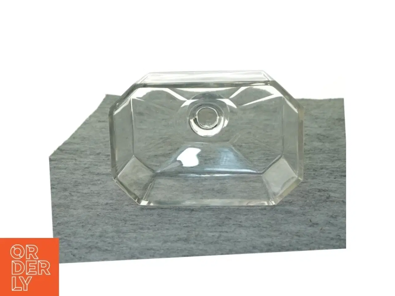 Billede 2 - Ældre Vintage Glas Oste klokke (str. 18 x 12 x 13 cm)