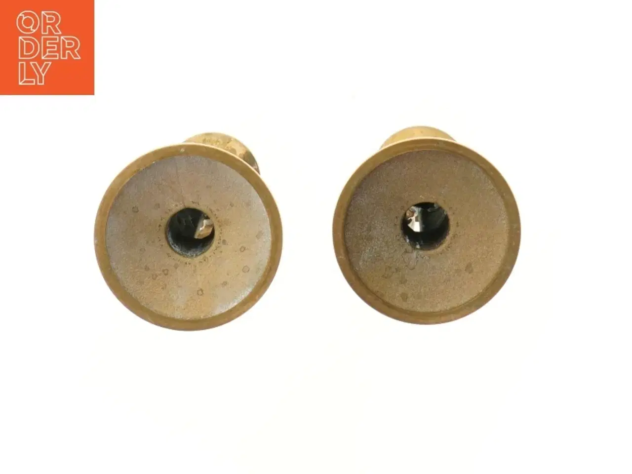 Billede 3 - Messing lysestager (str. 17,5 cm)