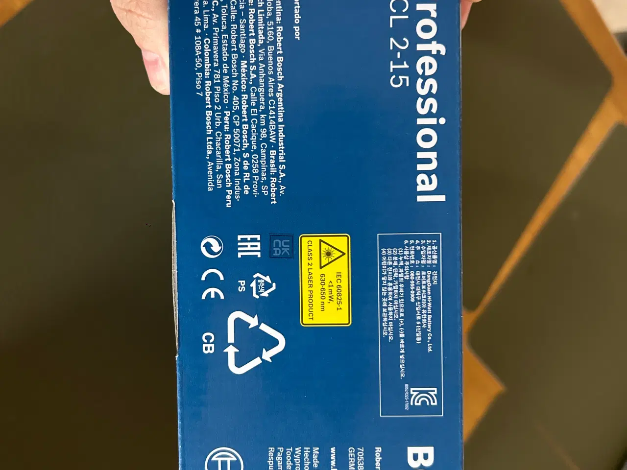 Billede 2 - Blå Bosch krydslaser