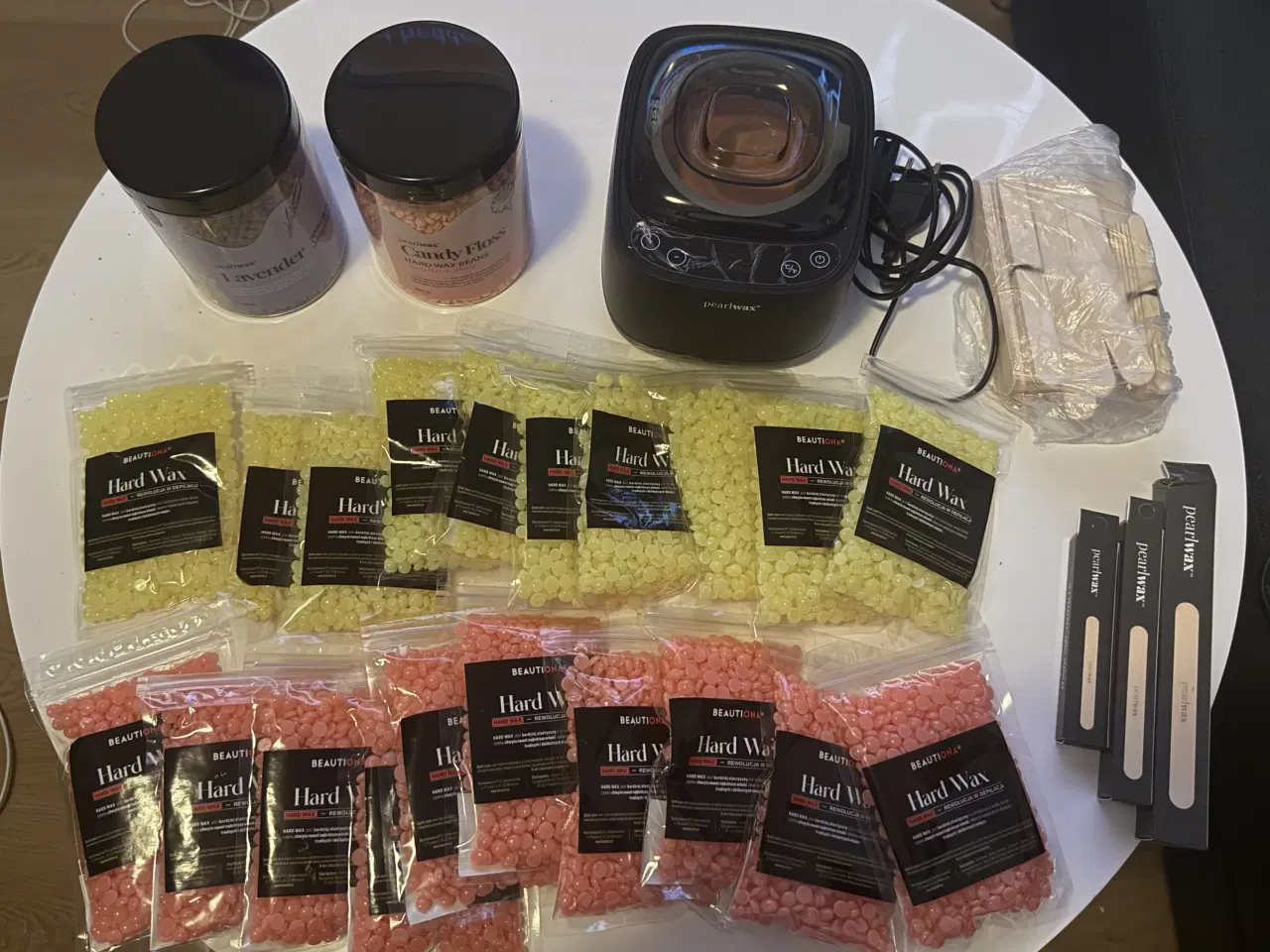 Billede 1 - pearlwax premium heater + en masse voks og påførin