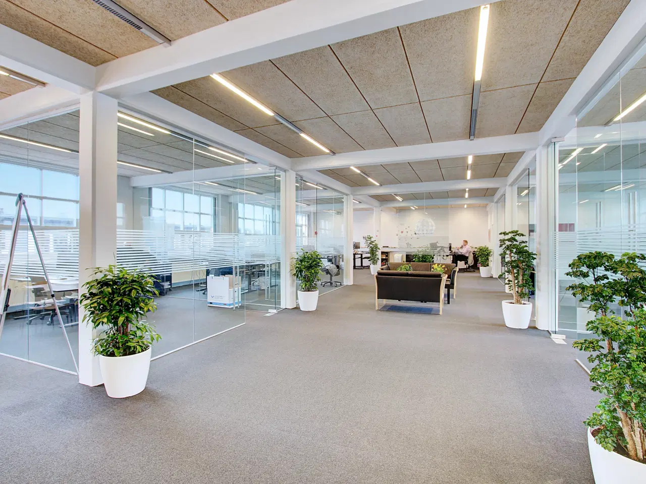 Billede 4 - Moderne kontorer/showroom/undervisningslokaler med godt lysindfald