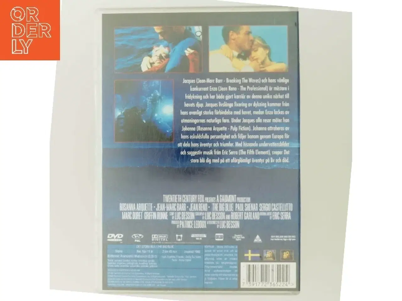 Billede 3 - Det Stora Blå med Rosanna Arquette (DVD)