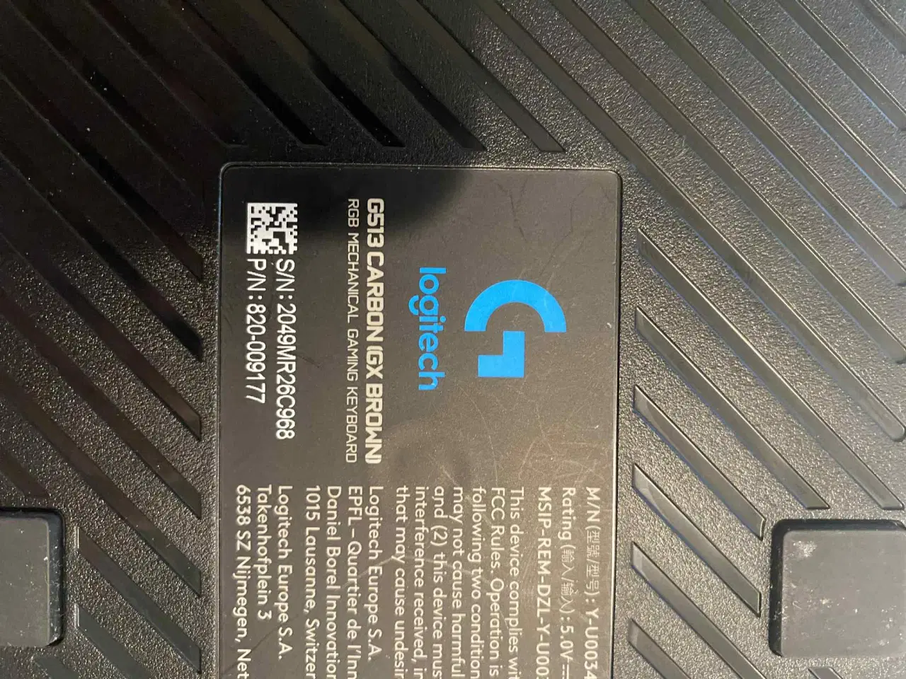 Billede 2 - Logitech G513 Carbon RGB GX Brown (pris 200kr)