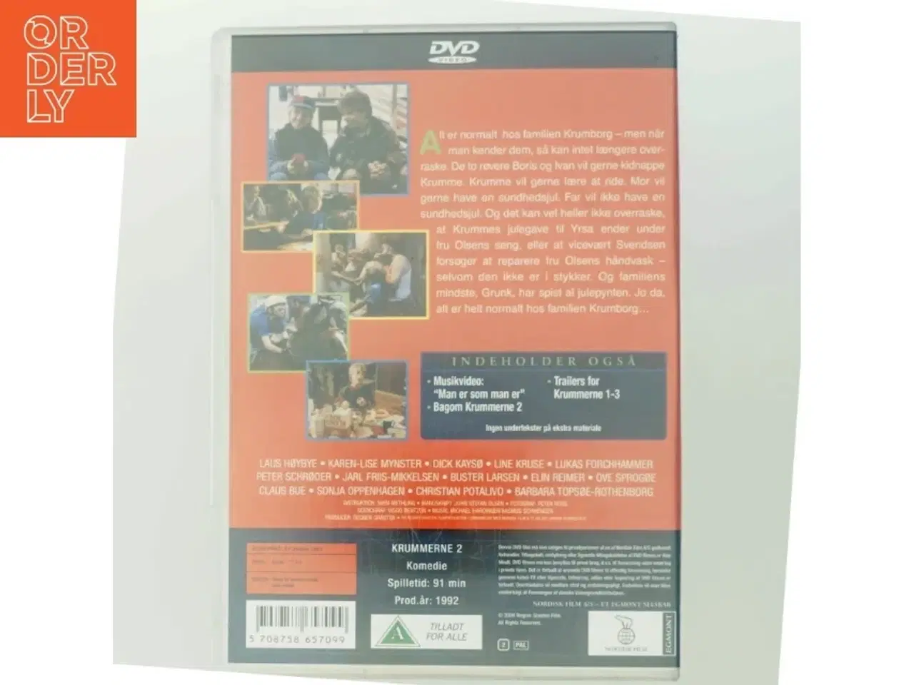 Billede 3 - Krummerne 2 - Stakkels Krumme med Laus Høybye (DVD)