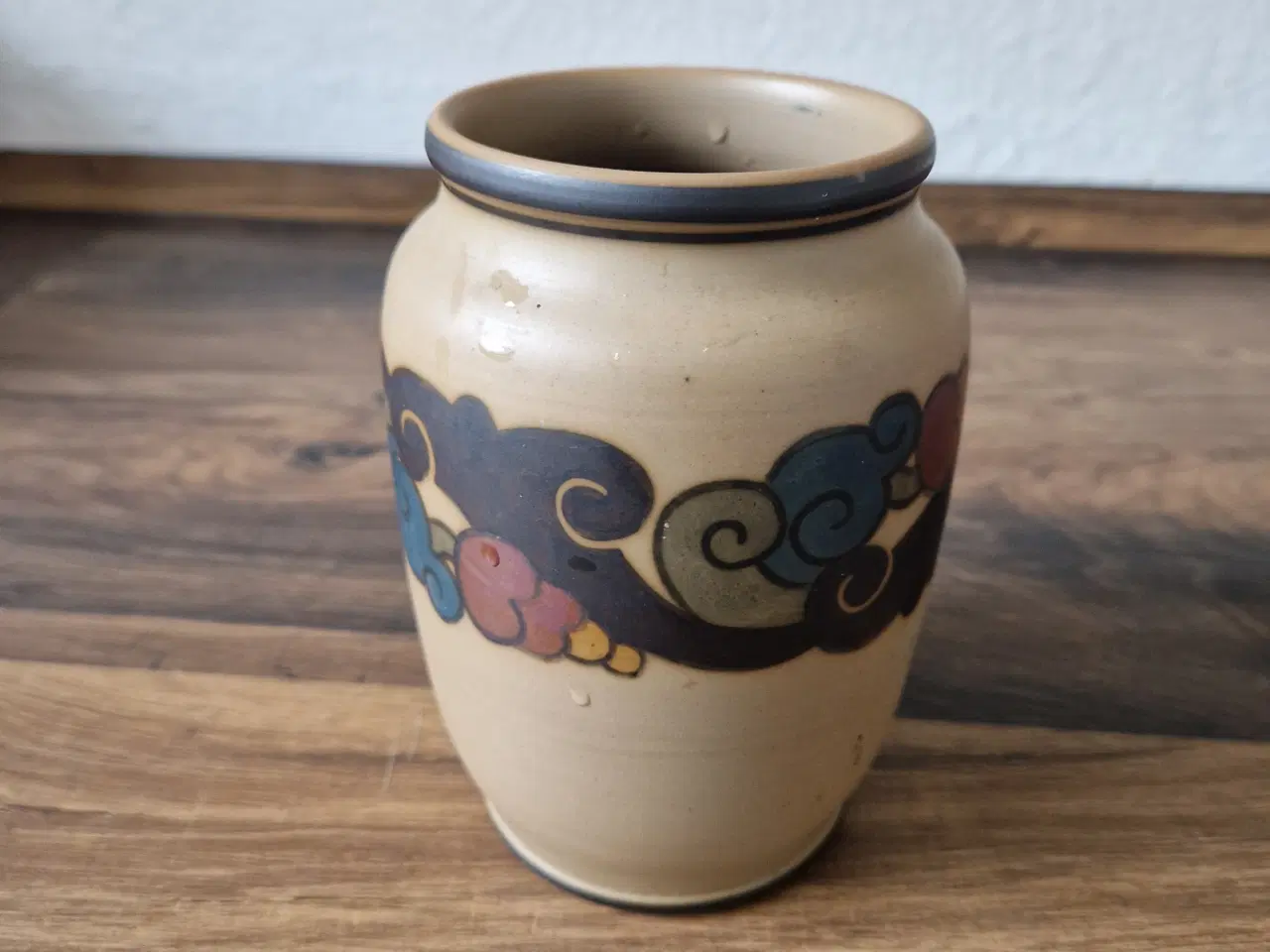 Billede 1 - Hjorth keramik vase fra Bornholm 