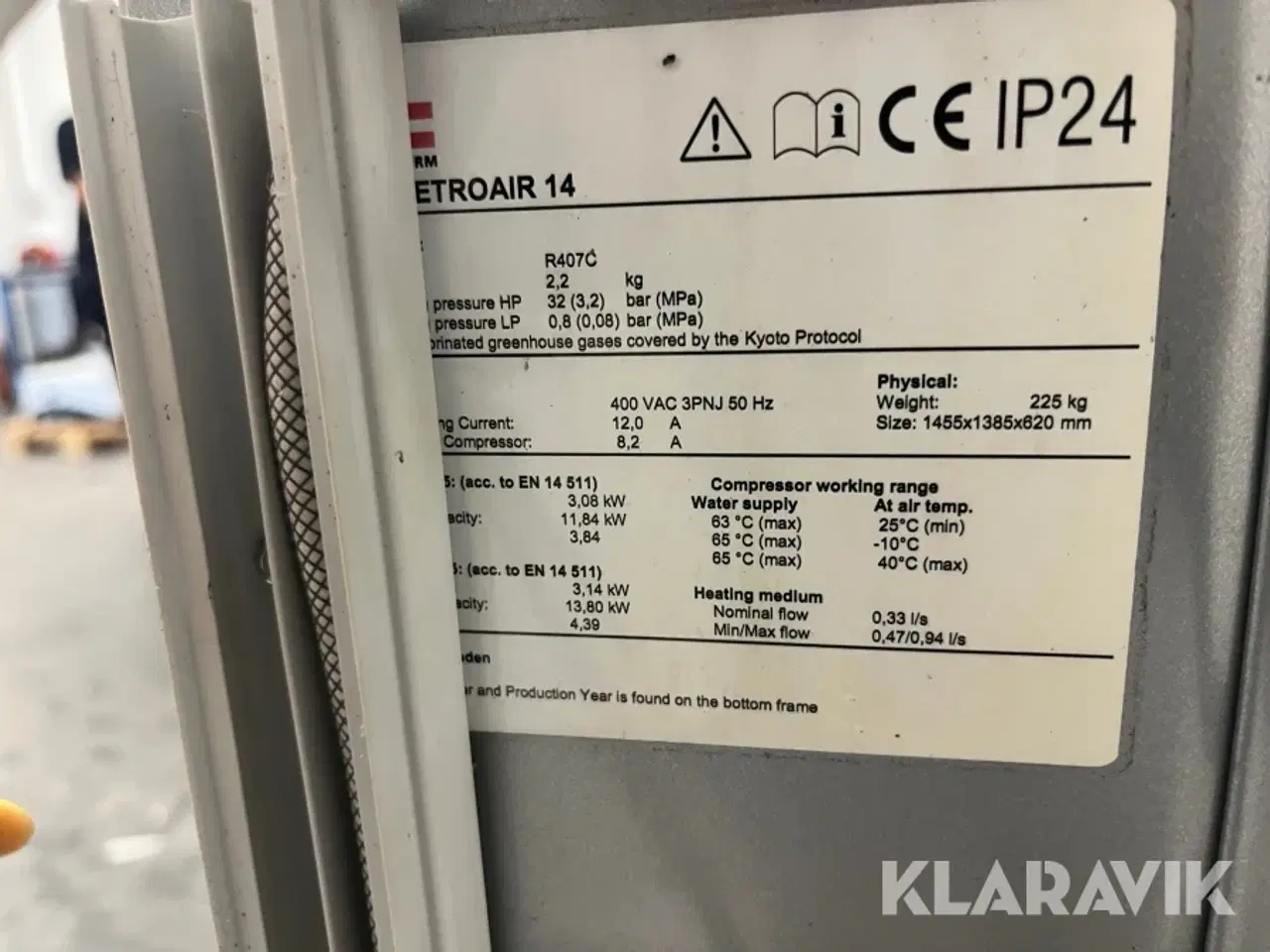 Billede 8 - Varmepumpe med styring Metro Therm Metroair 14 luft til vand