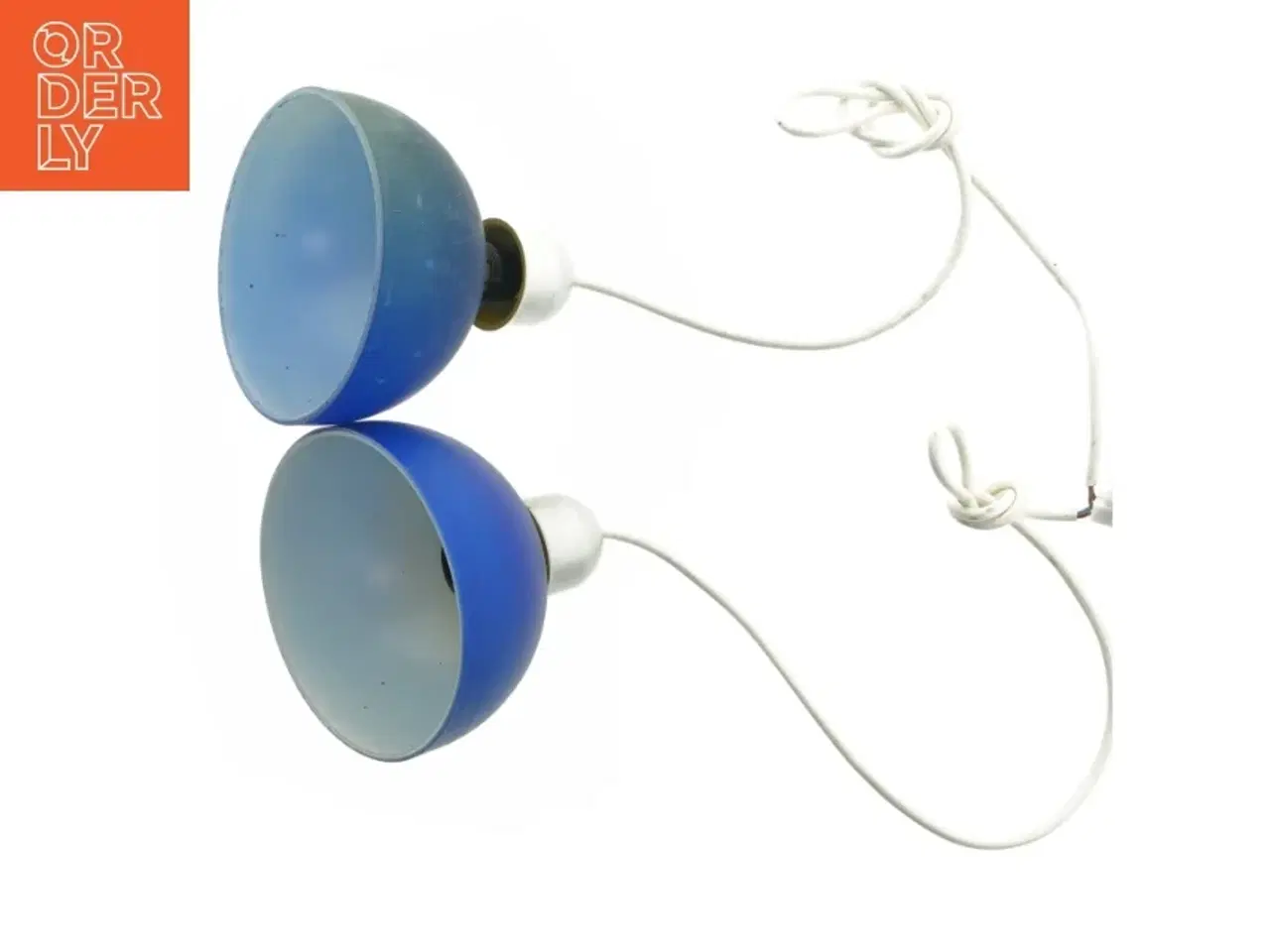 Billede 5 - Blå pendler (str. Ø 14x11 cm)