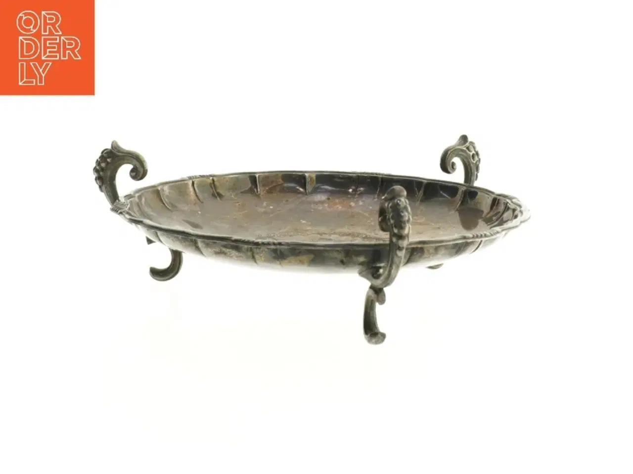 Billede 1 - Sølvfad (str. 26 x 6 cm tak)