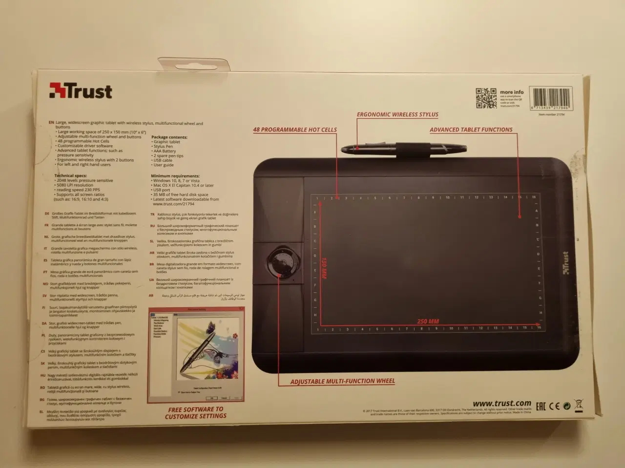 Billede 3 - Trust Graphical tablet Panora 