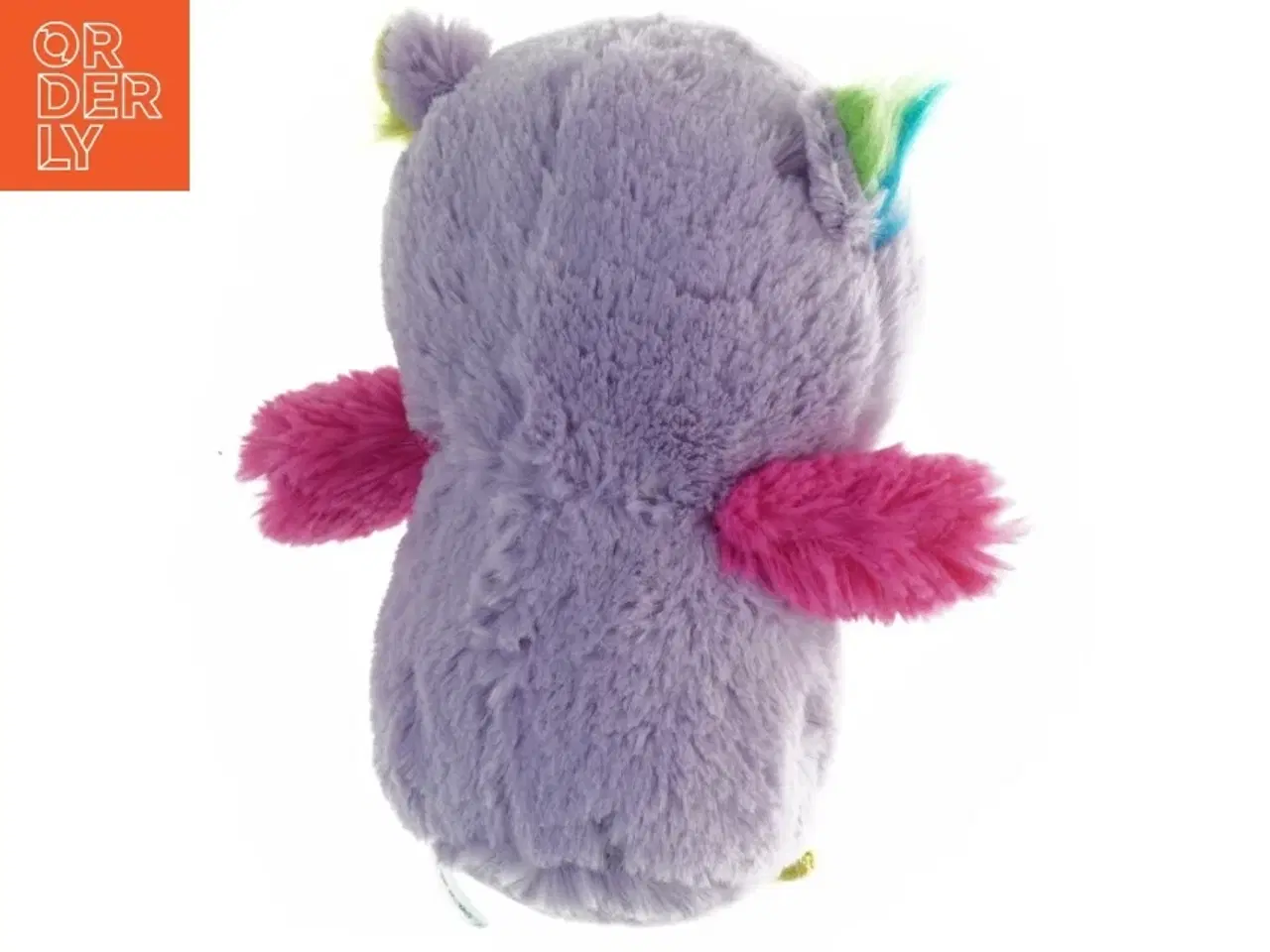 Billede 2 - Farverig plysugle (str. 20 x 14 cm)