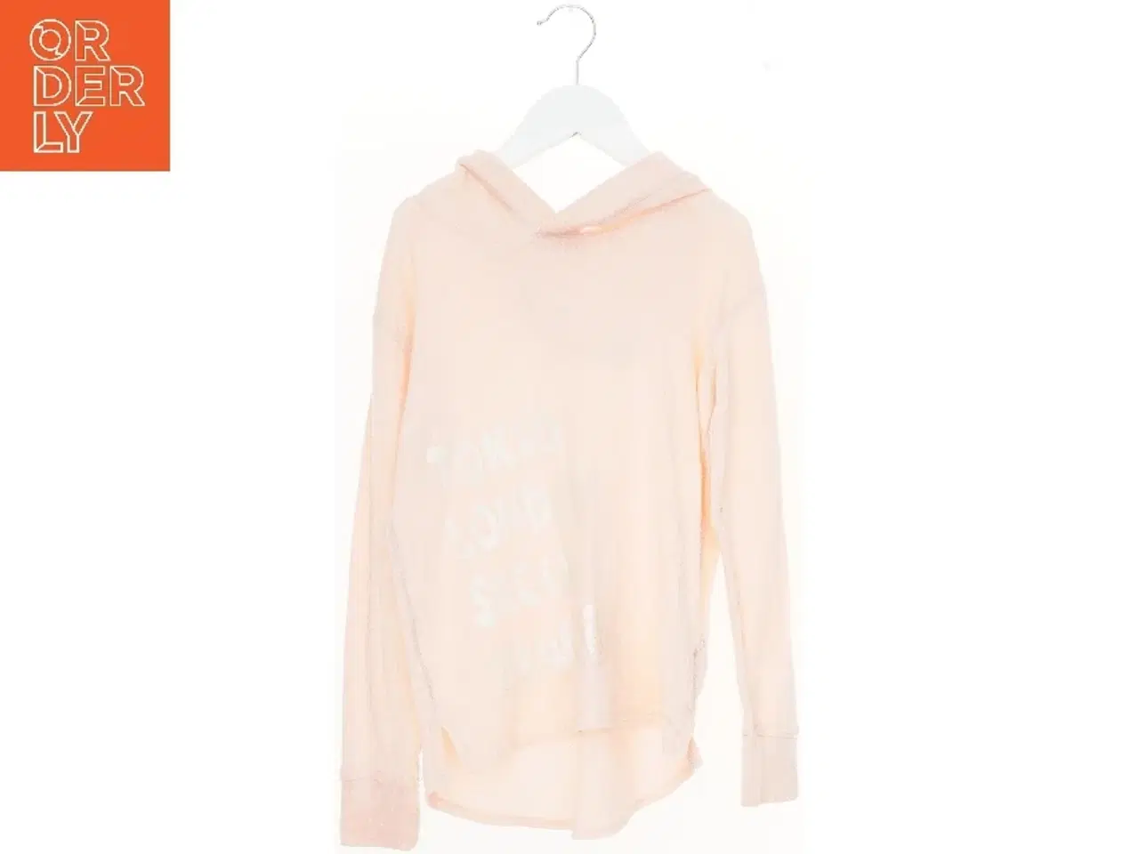 Billede 1 - Langærmet hættetrøje med print fra H&M (str. 140)