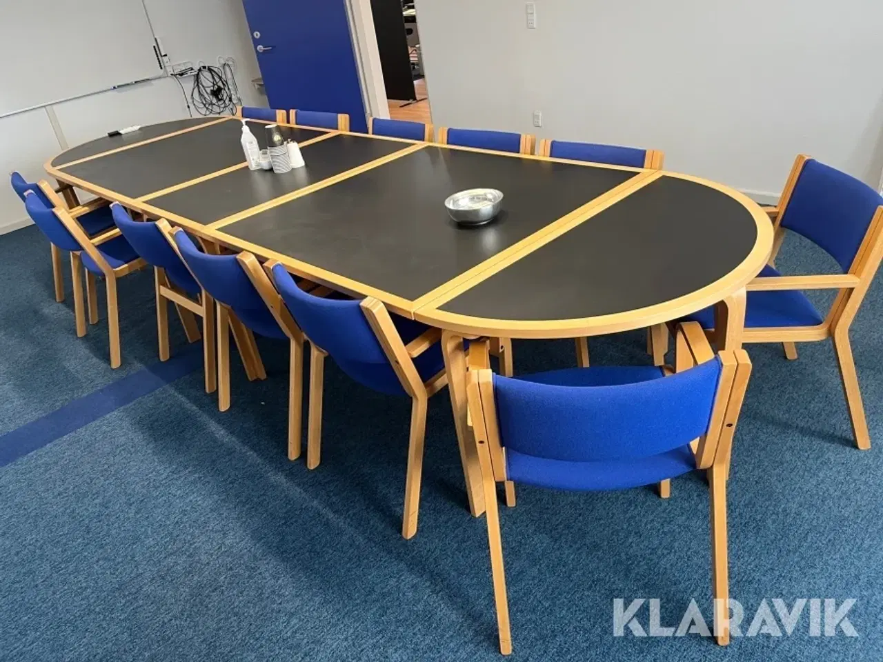 Billede 1 - Kontormøbler med 14 stole