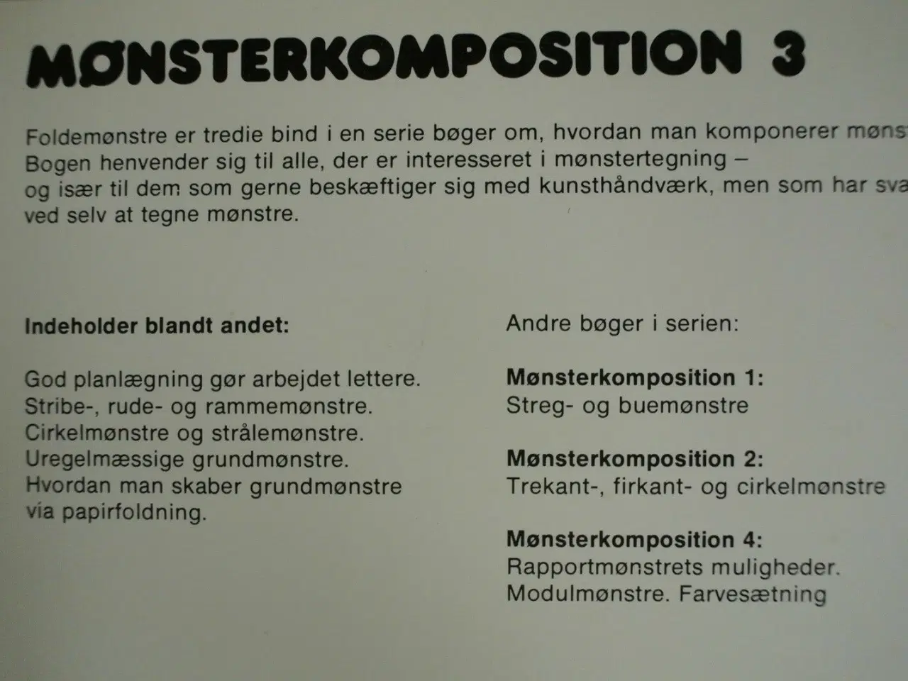 Billede 4 - mønsterkomposition 1-4, af sara nea